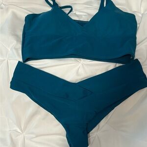 Blue bikini